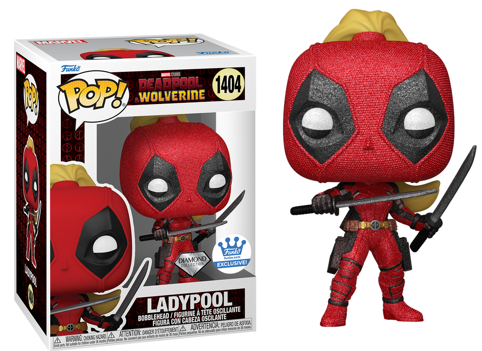 Ladypool Diamond Funko Shop #1404 - Marvel's Deadpool & Wolverine Funko Pop!