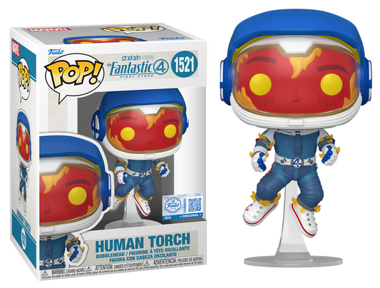 Por Encargo - Human Torch (Antorcha Humana) Exclusive #1521 - Marvel's The Fantastic Four First Steps Funko Pop!