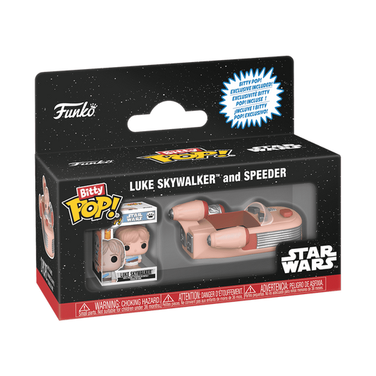 Por Encargo - Bitty Pop Luke Skywalker and Speeder - Star Wars Bitty Pop!
