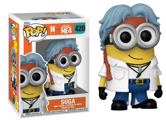 Preventa Suga #420 - BTS X Despicable Me 4 Funko Pop!