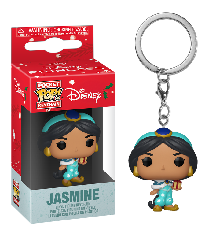 Llavero Jasmine - Holiday Disney's Aladdin Keychain Pop!