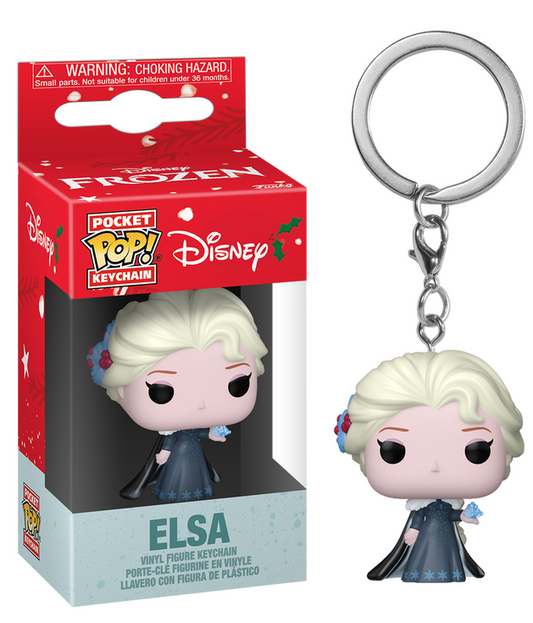 Preventa Llavero Elsa - Holiday Disney's Frozen Keychain Pop!