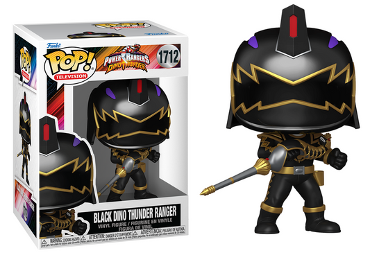 Por Encargo - Black Dino Thunder Ranger #1712 - Power Rangers Dino Thunder Funko Pop!
