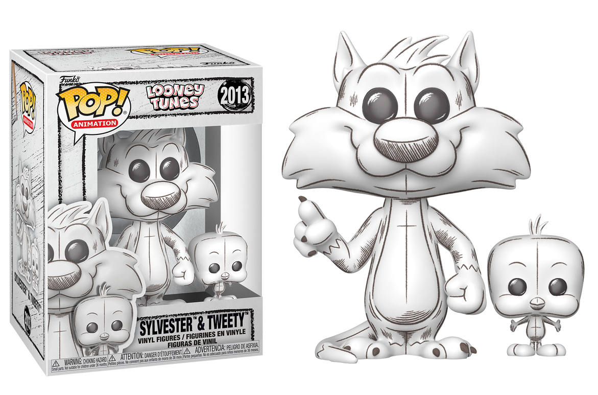 Preventa Sylvester & Tweety #2013 - Looney Tunes Sketched Funko Pop!