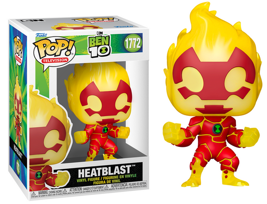 Preventa Heatblast #1772 - Ben 10 Funko  Pop!