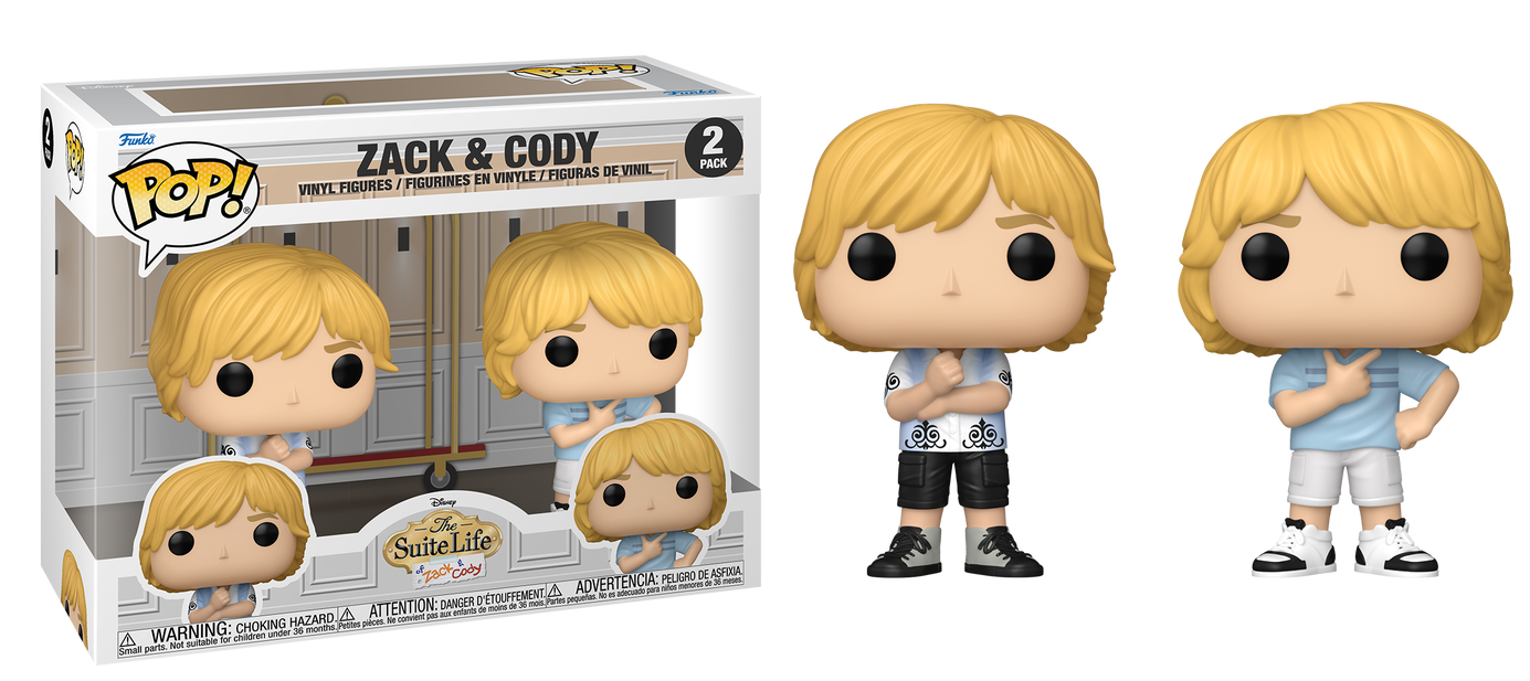 Preventa Zack & Cody #2Pack - Disney's The Suite Life of Zack & Cody Funko Pop!