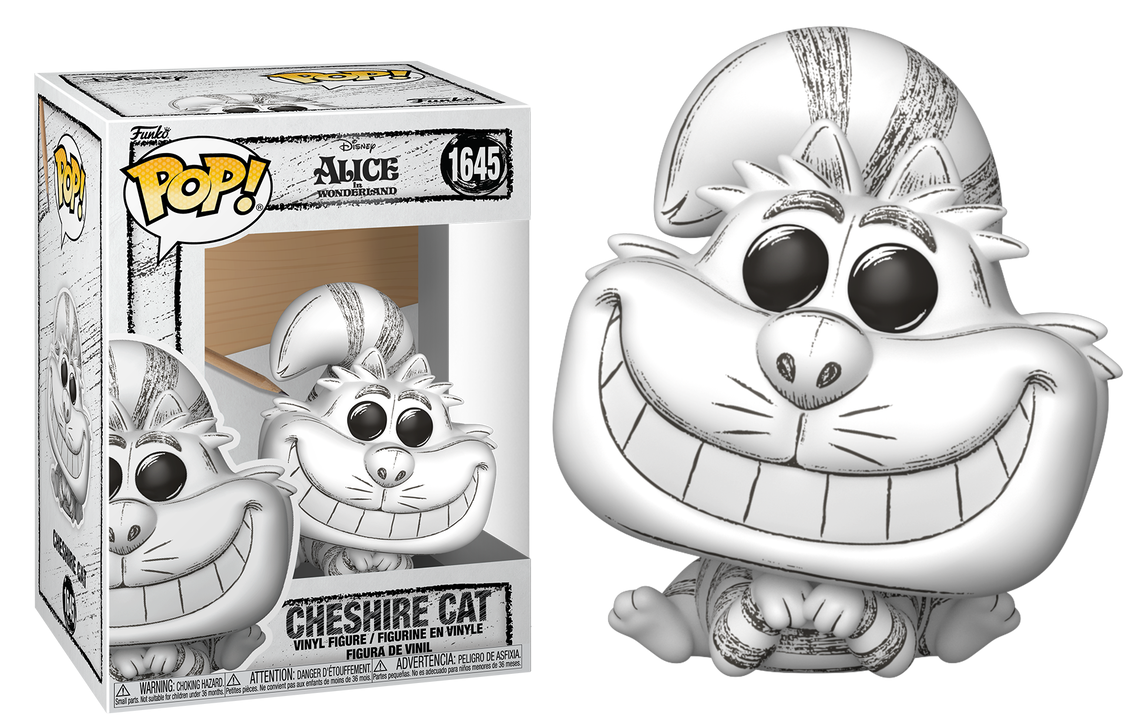Preventa Cheshire Cat Sketched #1645 - Disney's Alice in Wonderland (Alicia en el país de las Maravillas) Funko Pop!