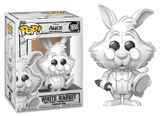 Preventa White Rabbit Sketched #1650 - Disney's Alice in Wonderland (Alicia en el país de la maravillas) Funko Pop!