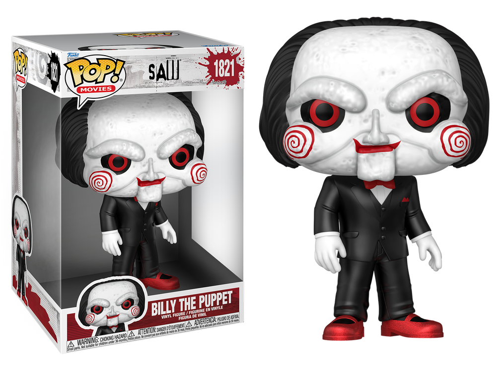Preventa Rápida Billy The Puppet Jumbo #1821 - Saw Funko Pop!