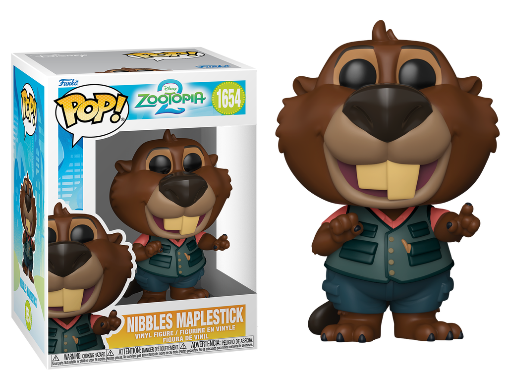 Nibbles Maplestick #1654 - Zootopia 2 Funko Pop!