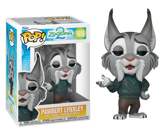 Preventa Pawbert Lynxley #1656 - Zootopia 2 Funko Pop!
