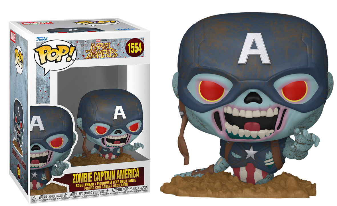 Preventa Zombie Captain America #1554 - Marvel Zombies Funko Pop!