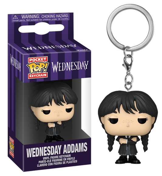 Preventa Rápida Llavero Wednesday Addams - Wednesday Keychain Pop!