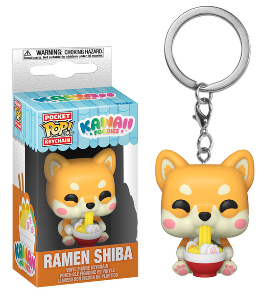 Preventa Rápida Llavero Ramen Shiba - Kawaii Foodies Keychain Pop!