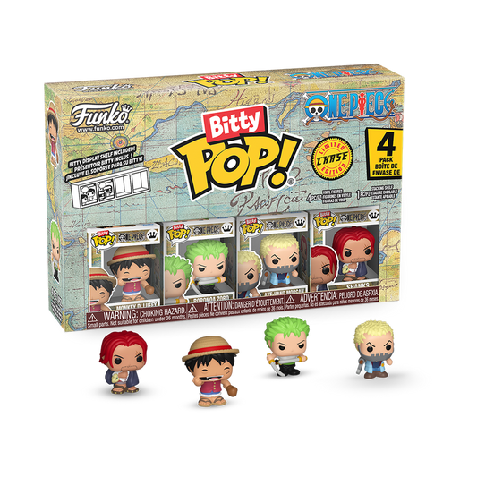Por Encargo - Bitty Pop (Monkey D. Luffy, Zoro, Axe Hand Morgan +Chase) - One Piece Bitty Pop!
