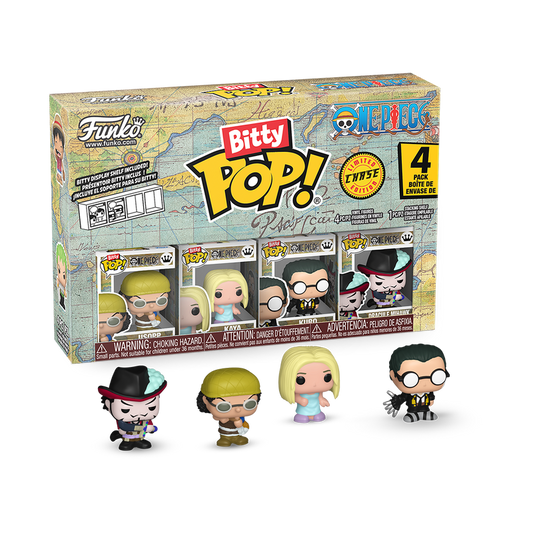 Por Encargo - Bitty Pop (Usopp, Kaya, Kuro + Chase) - One Piece Bitty Pop!