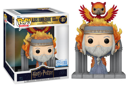 Preventa Albus Dumbledore with Fawkes #187 - Harry Potter Funko Pop!