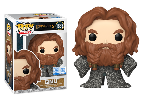 Gimli Exclusive #1833 - The Lord of The Rings (El Señor de los Anillos) Funko Pop!