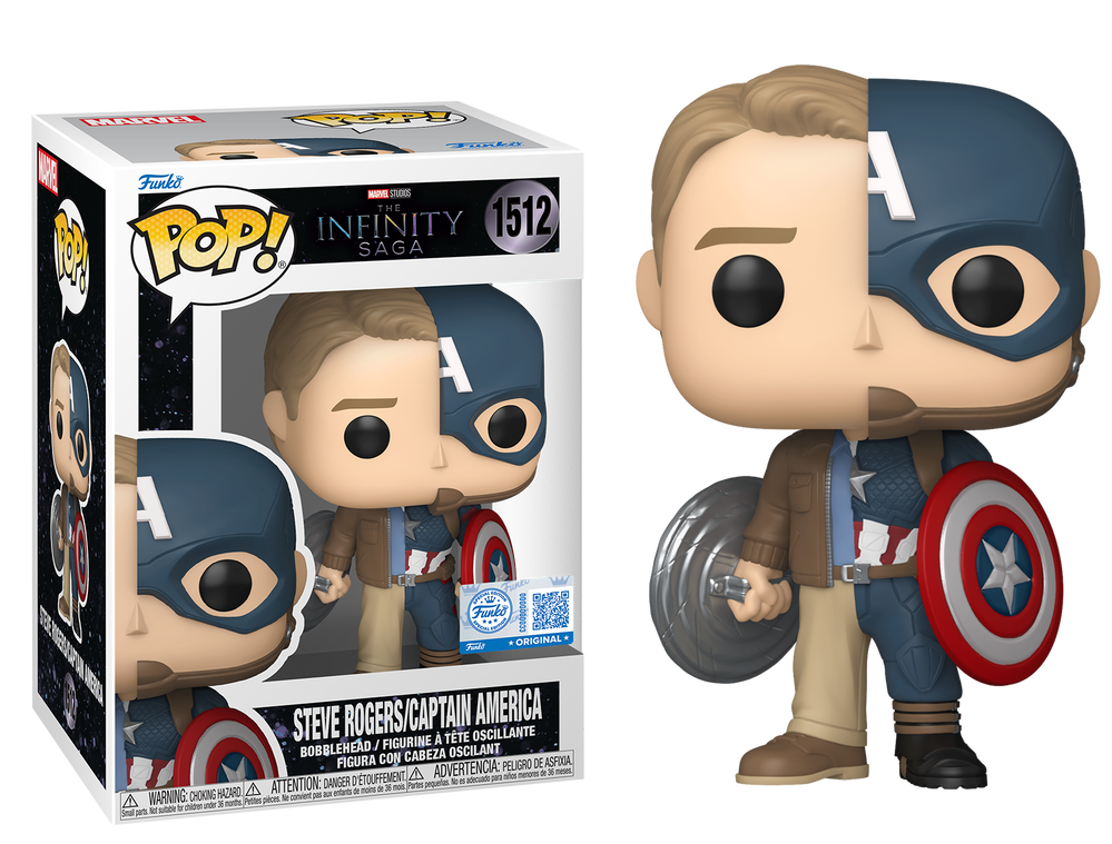 Preventa Rápida Steve Rogers / Captain America #1512 - Marvel's The Infinity Saga Funko Pop!