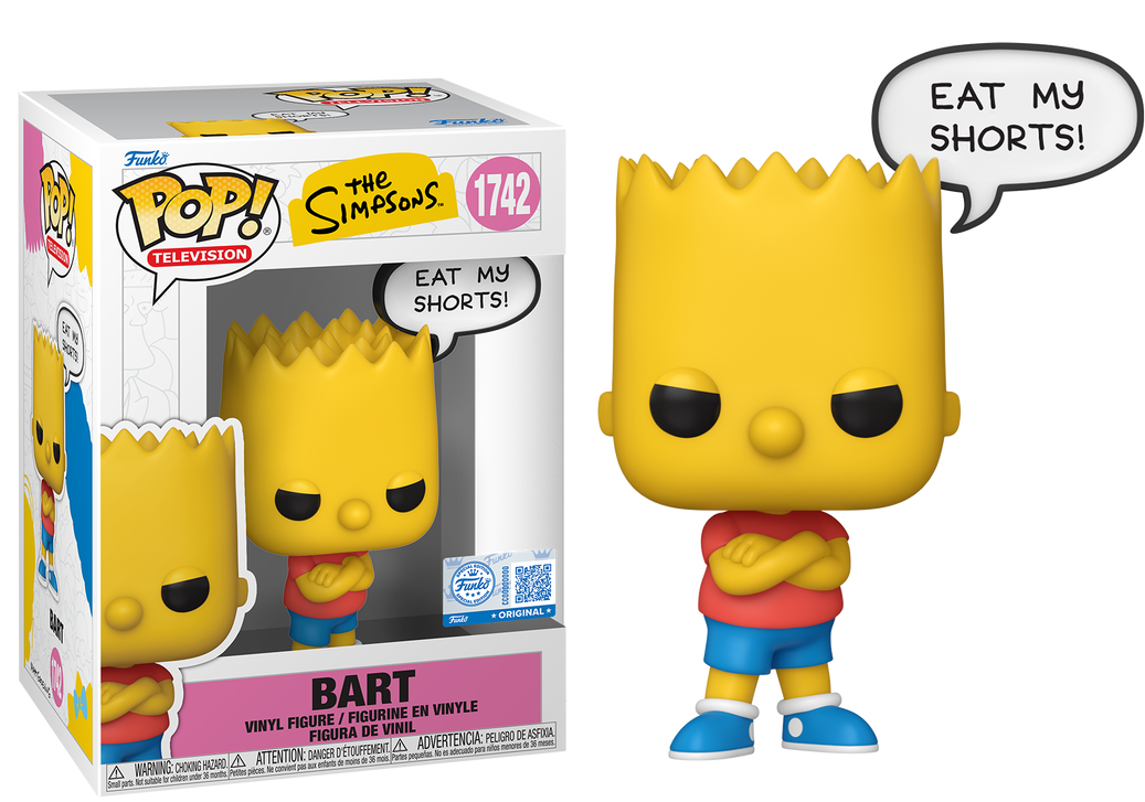 Preventa Bart Eat My Shorts #1742 - The Simpsons Funko Pop!