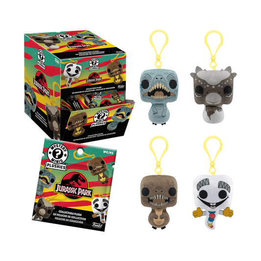 Preventa Rápida Jurassic Park Plushies - Mystery Minis (Cajas Misteriosas) Funko Pop!