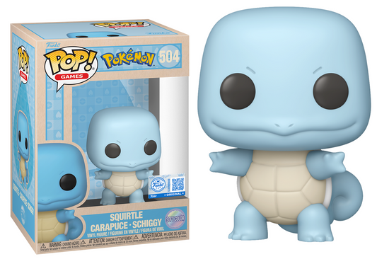 Preventa Rapida Squirtle Soft Color Exclusive #504 - Pokemon Funko Pop!