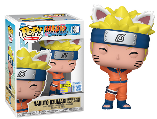 Preventa Rápida Naruto Uzumaki ( Sasuke's Paw Encyclopedia) SDCC 2025 #1980 - Naruto Shippuden Funko Pop!