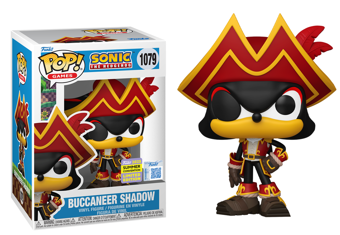 Preventa Rápida Buccaneer Shadow SDCC 2025 #1079 - Sonic The Hedgehog Funko Pop!