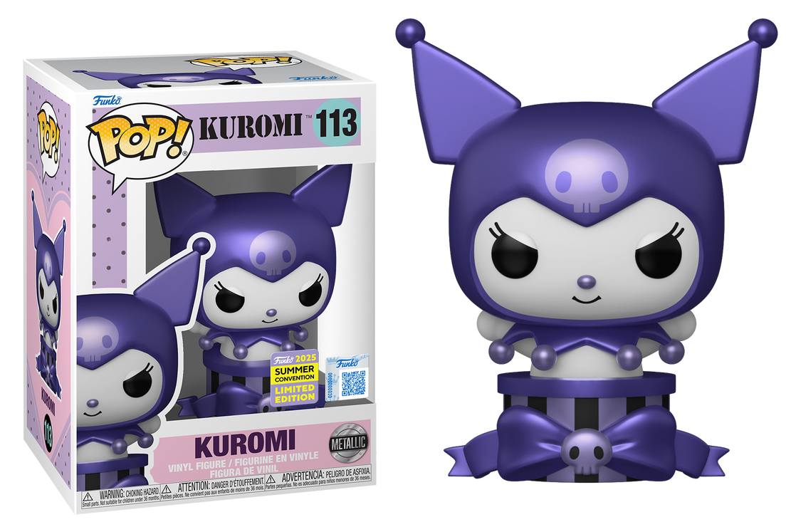 Kuromi Metallic 2025 SDCC #113 - Sanrio Hello Kitty and Friends Funko Pop!
