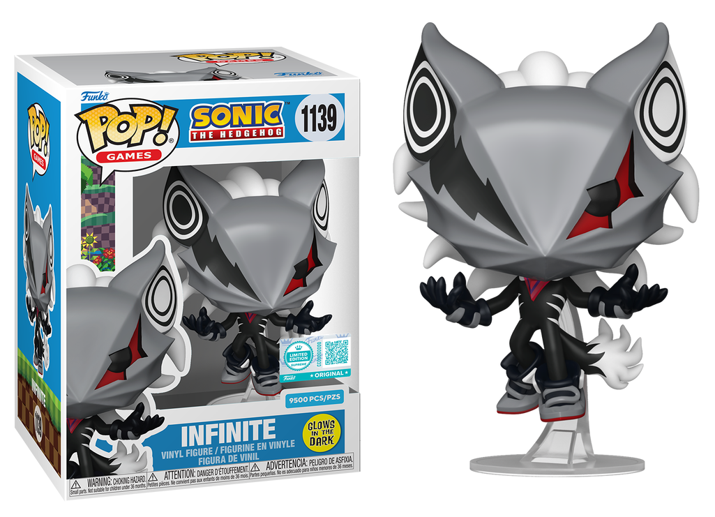Infinite GITD 9500 Piezas #1139 - Sonic The Hedgehog Funko Pop!