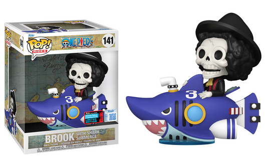 Preventa Brook with Shark Submerge NYCC Exclusive #141 - One Piece Funko Pop!