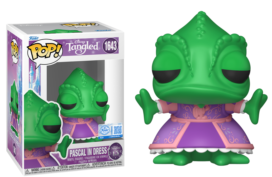 Pascal in Dress Exclusive #1643 - Disney's Tangled Funko Pop!