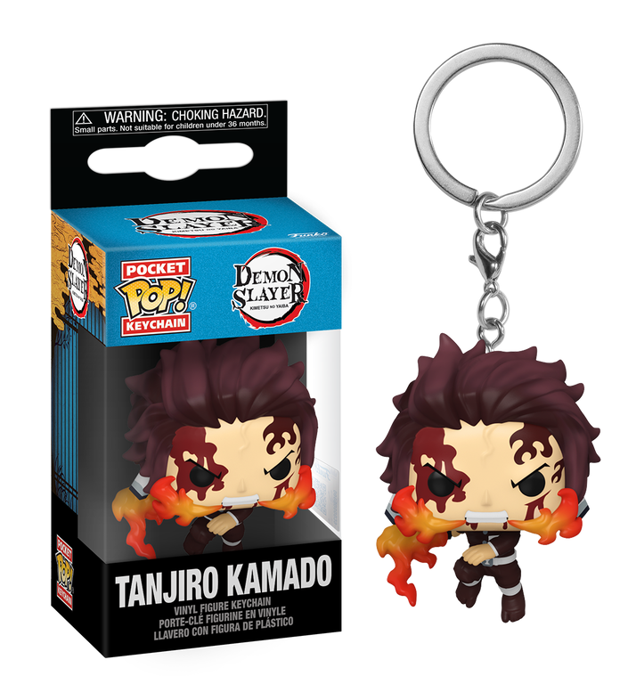 Llavero Tanjiro Kamado - Demon Slayer Keychain Pop!