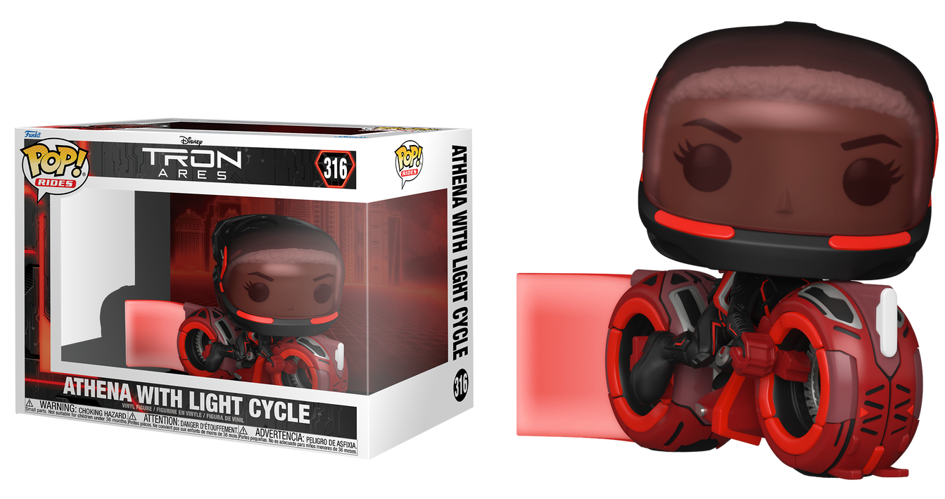 Preventa Athena with Light Cycle #316 - Tron Ares Funko Pop!