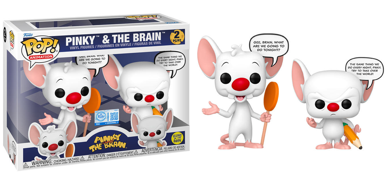 Pinky & The Brain #2Pack - Pinky & The Brain Funko Pop!