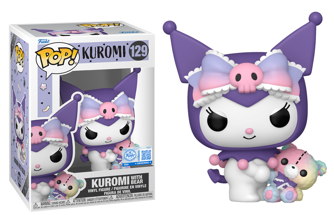 Preventa Rápida Kuromi with Bear #129 - Sanrio Funko Pop!