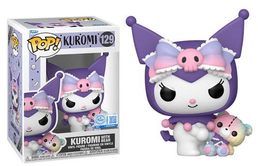 Preventa Rápida Kuromi with Bear #129 - Sanrio Funko Pop!
