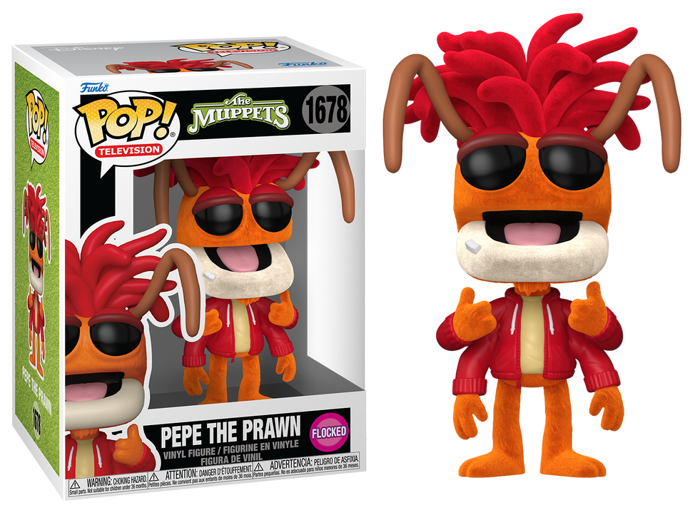 Preventa Pepe The Prawn Flocked #1678 - The Muppets Funko Pop!