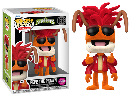 Preventa Pepe The Prawn Flocked #1678 - The Muppets Funko Pop!