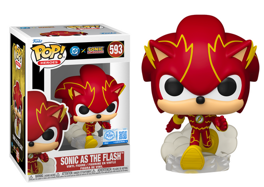 Preventa Sonic as The Flash #593 - Sonic The Hedgehog X DC Universe Funko Pop!