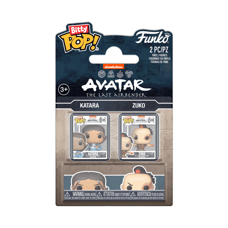 Avatar The Last Airbender Katara & Zuko - Bitty Pop!
