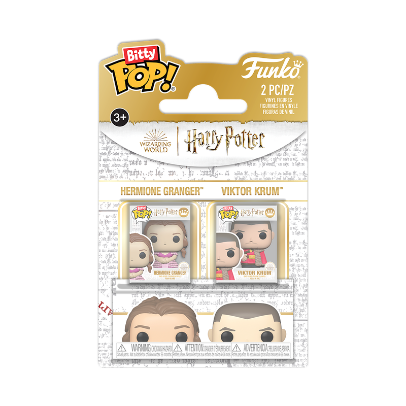 Bitty Pop Hermione Granger & Viktor Frum #2Pack - Harry Potter Bitty Pop!