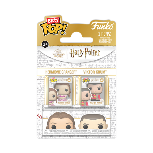 Bitty Pop Hermione Granger & Viktor Frum #2Pack - Harry Potter Bitty Pop!