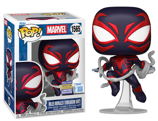 Preventa Rápida Miles Morales Vibranuim Suit Winter Convention 2025 #1565 - Marvel Funko Pop!