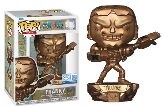Preventa Franky Bronze Statue Exclusive #2180 - One Piece Funko Pop!