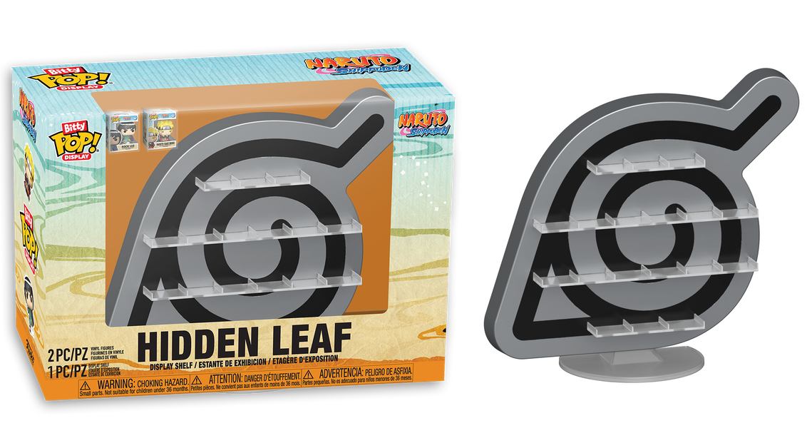 Preventa Bitty Pop Display Hidden Leaf with Rock Lee & Naruto Uzumaki Sage Mode - Naruto Shippuden Bitty Pop!