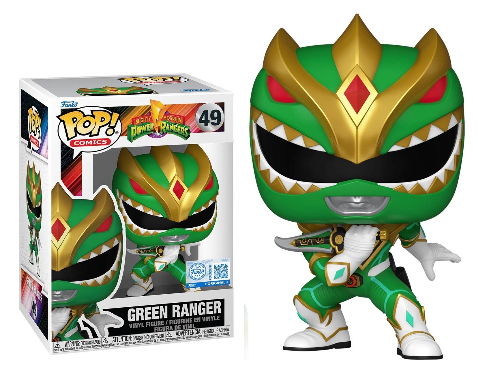 Preventa Green Ranger Entertainment Earth #49 - Power Rangers Funko Po ...