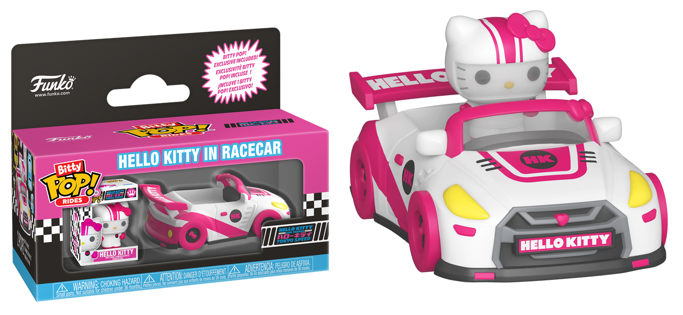 Preventa Bitty Pop Hello Kitty in Racecar - Sanrio Bitty Pop!