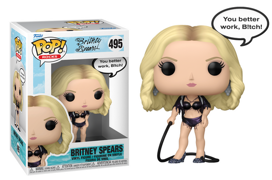 Preventa Britney Spears You Better work, B!tch! #495 - Britney Spears Music Rocks Funko Pop!