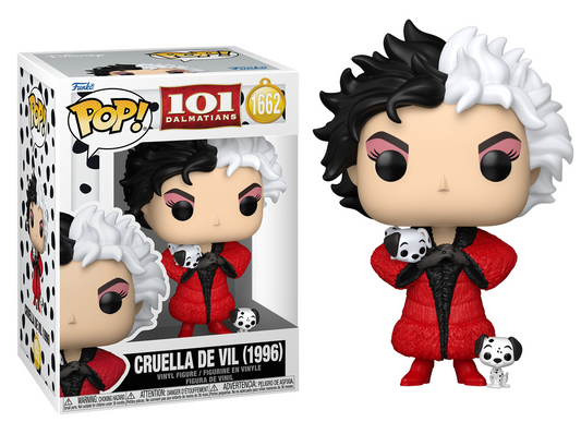 Preventa Cruella de Vil (1996) #1662 - Disney's 101 Dalmatians Funko Pop!